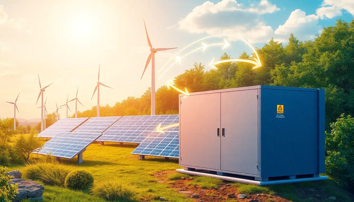 What are the main benefits of using energy storage with renewable energy sources