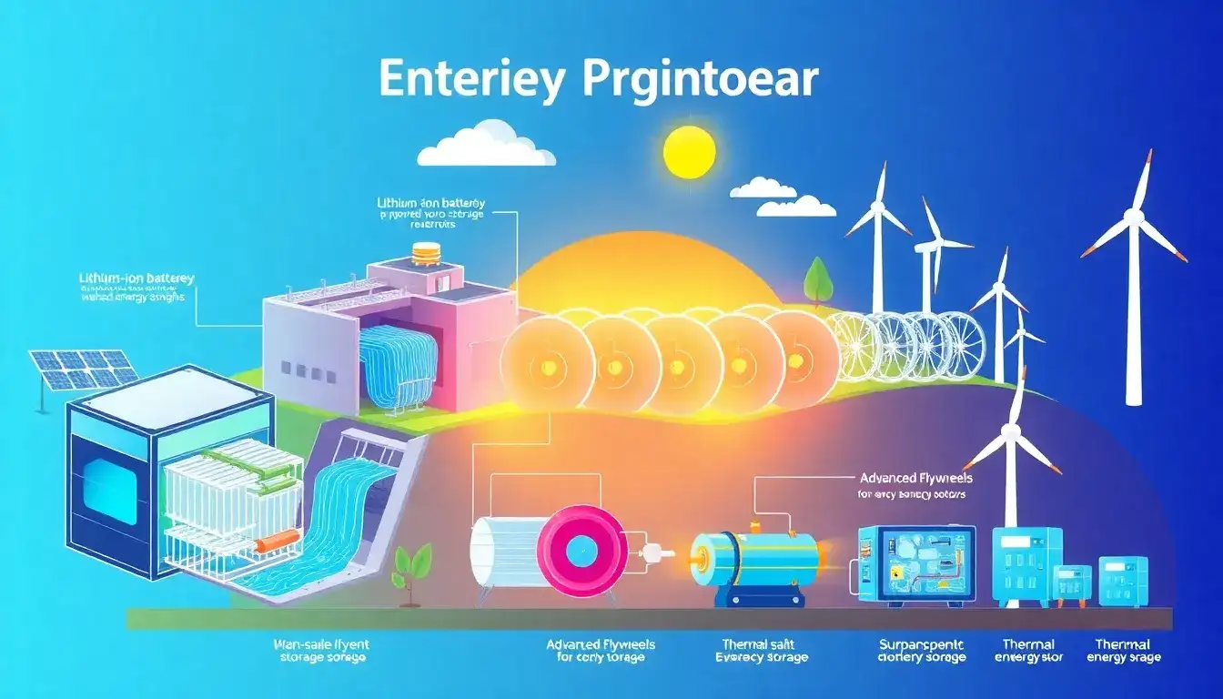 What are the main types of energy storage systems used today