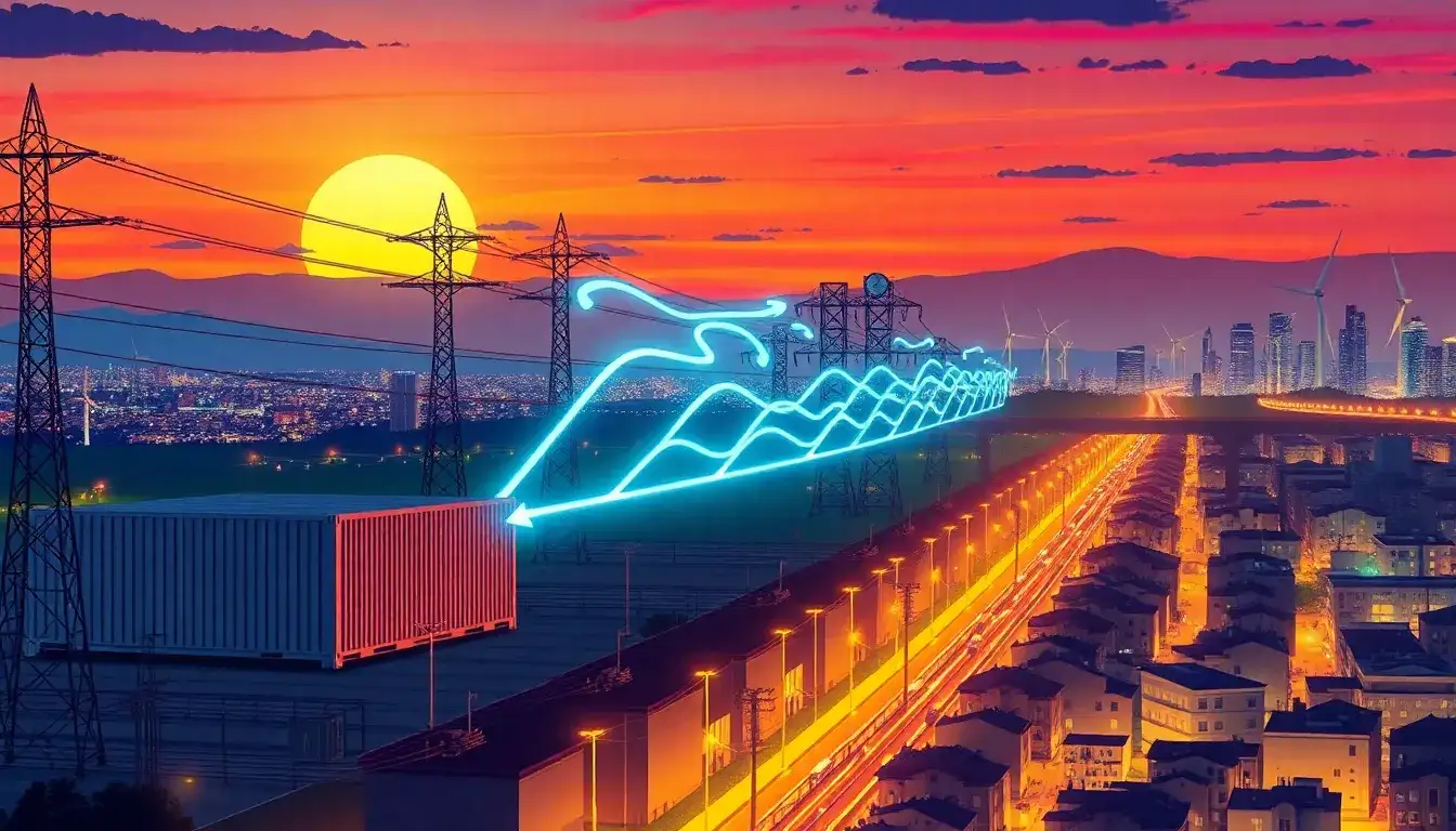 How do batteries help stabilize the grid during peak energy demand