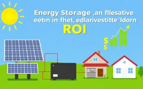 How does energy storage improve the return on investment (ROI) for solar power systems