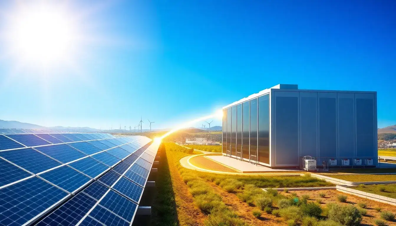 How does energy storage improve the reliability of renewable energy sources like solar