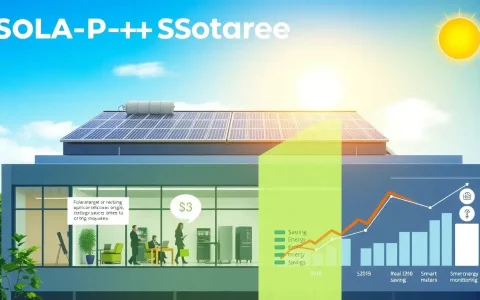 What are the potential cost savings for businesses using solar-plus-storage systems