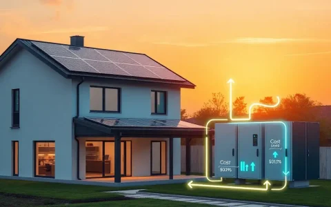 What are the cost savings associated with integrating energy storage with solar panels