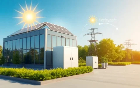 How does solar-plus-storage reduce a company's reliance on the grid