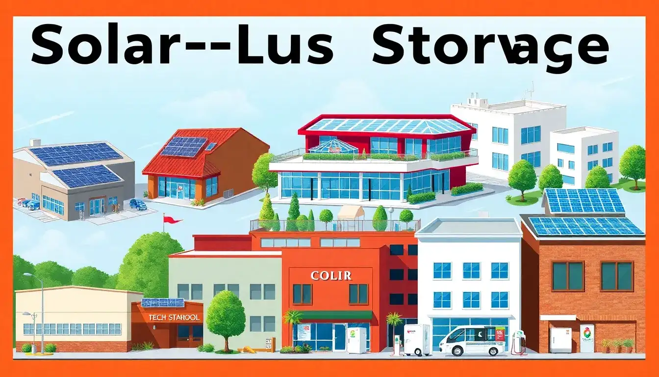 What types of businesses benefit the most from solar-plus-storage systems