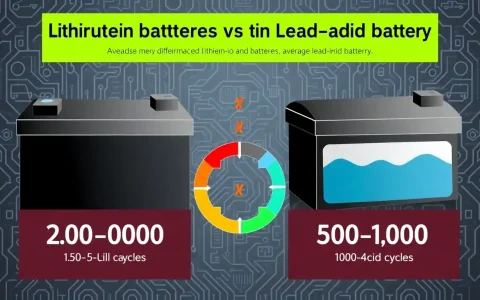 How do lithium-ion batteries compare to lead-acid batteries in terms of lifespan