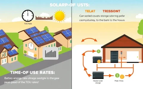 How do time-of-use (TOU) rates impact the savings from solar-plus-storage systems