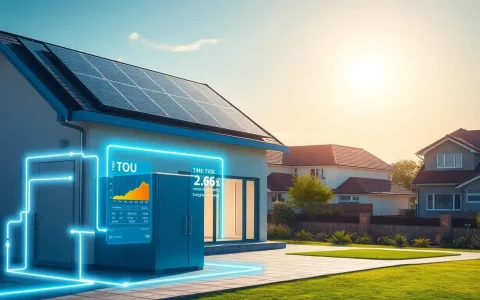 How does battery storage enhance the savings from solar systems under TOU rates