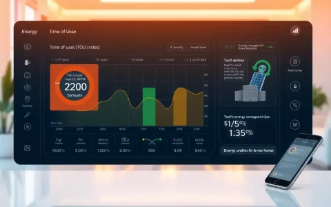Are there any specific tools or software recommended for managing energy consumption with TOU rates