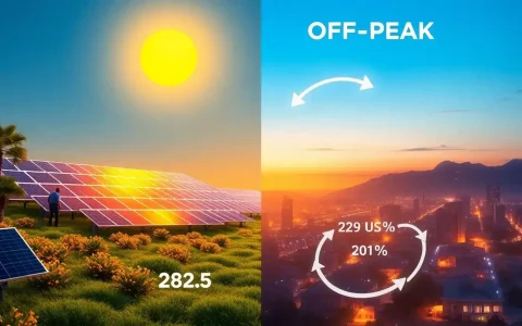 How do peak and off-peak hours align with solar generation times
