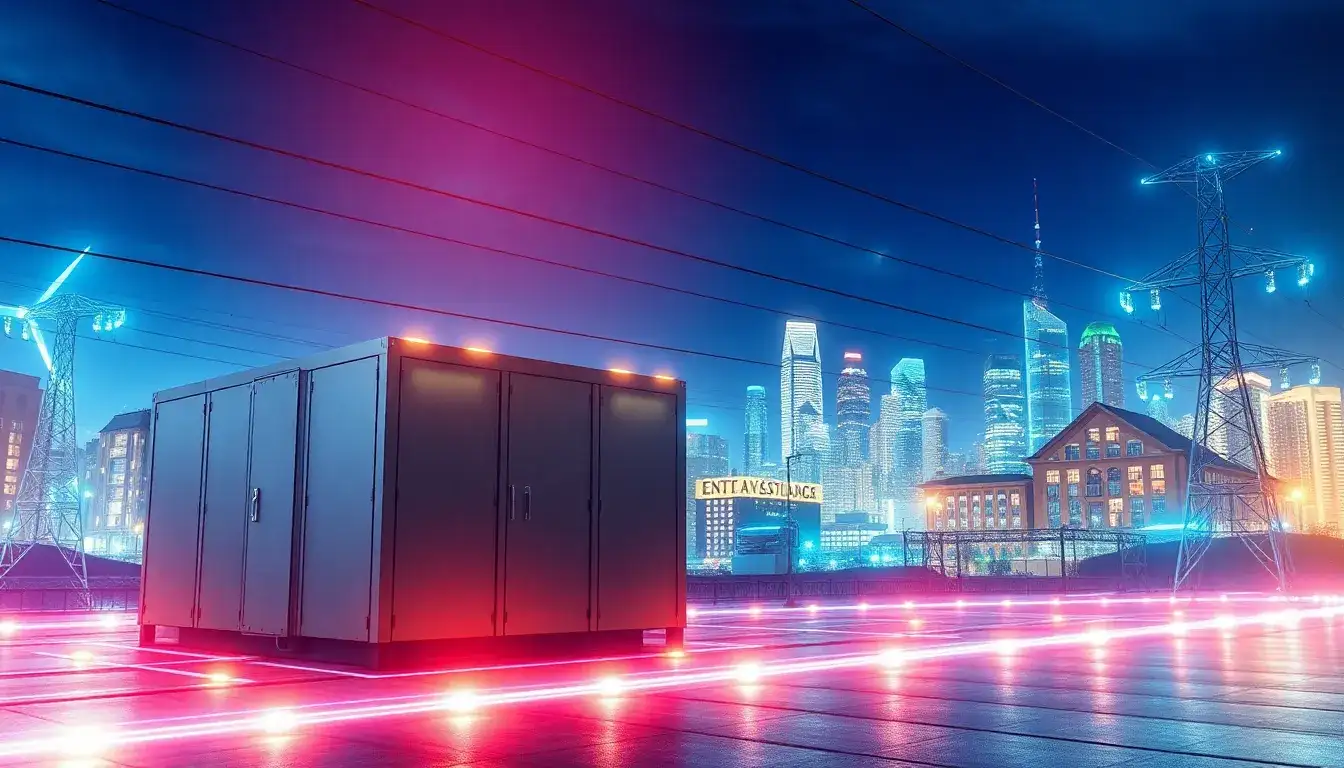 How do energy storage systems enhance grid resilience during outages