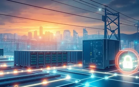 How does energy storage contribute to cybersecurity in the grid