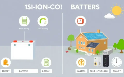 How do lithium-ion batteries compare to other types of solar energy storage solutions