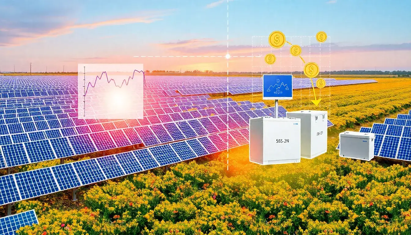 How does energy storage impact the overall cost of solar power systems