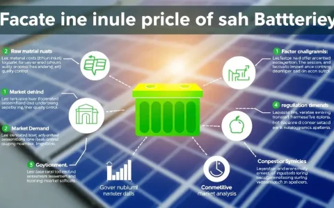 What factors influence the price of solar batteries