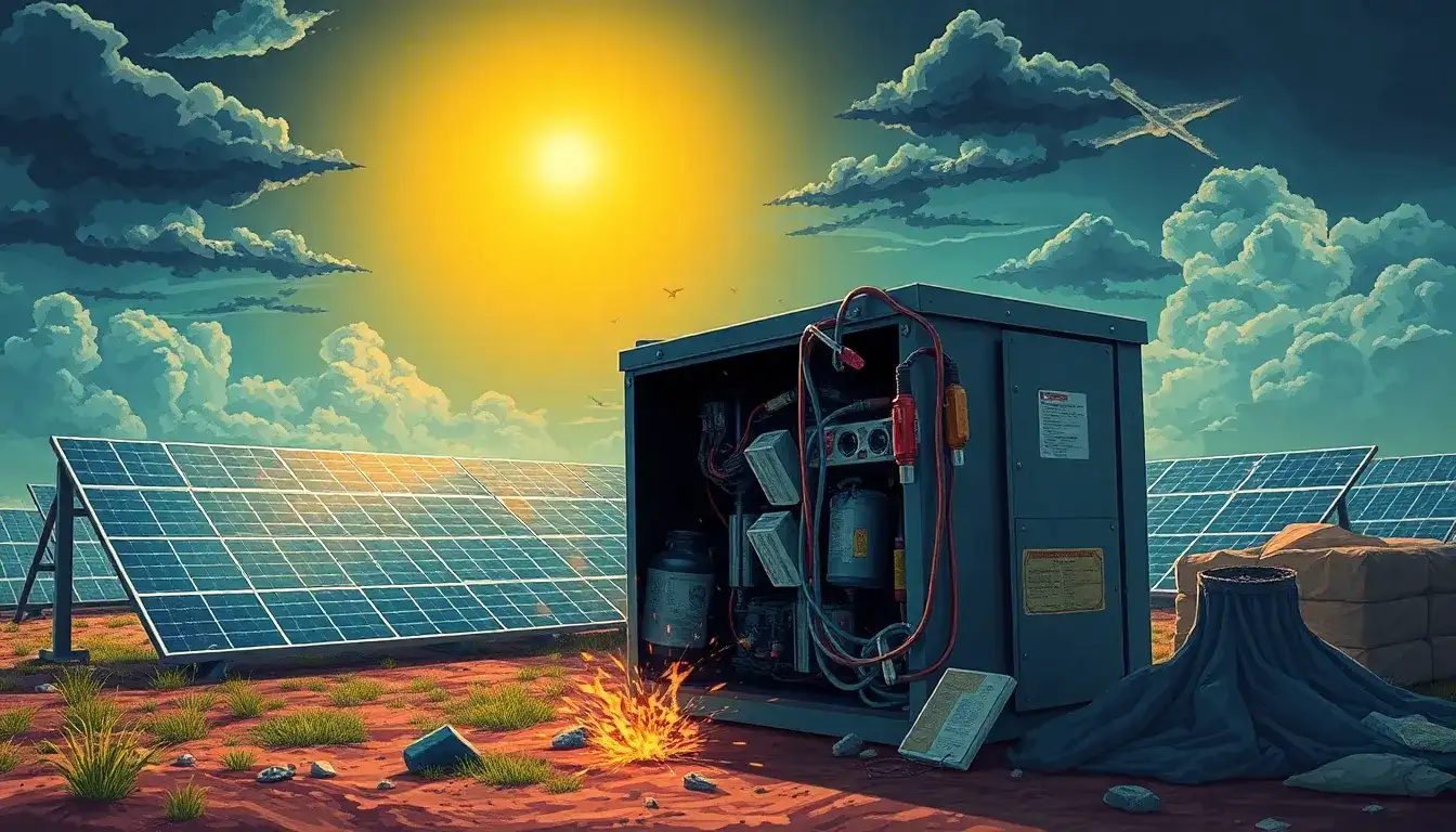 What are the potential drawbacks of using energy storage with solar power