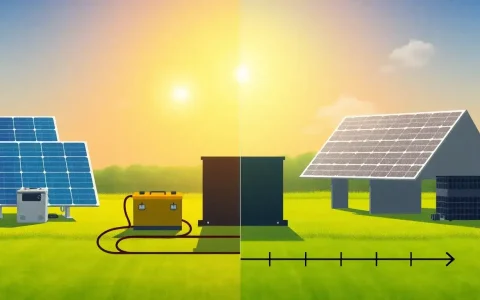 How does battery degradation affect the long-term efficiency of solar power systems