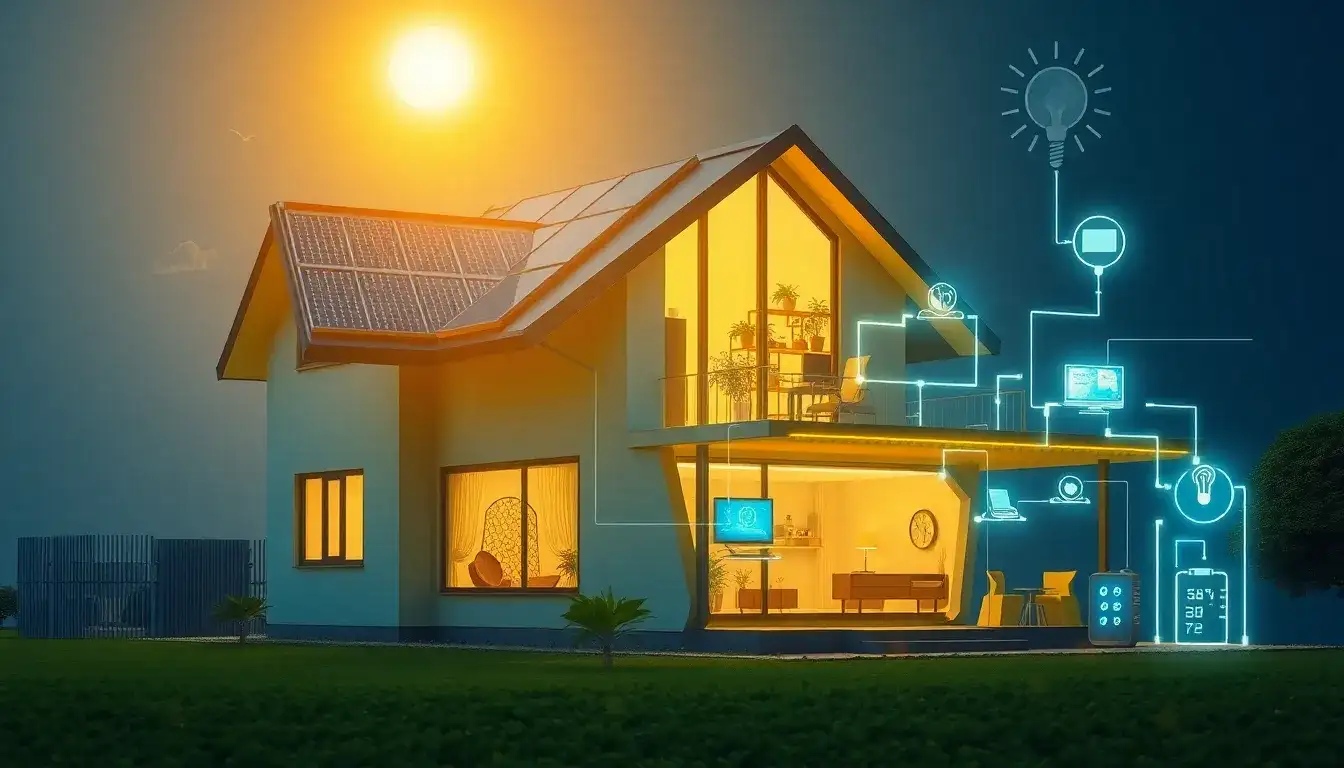 How do hybrid solar battery systems optimize energy usage