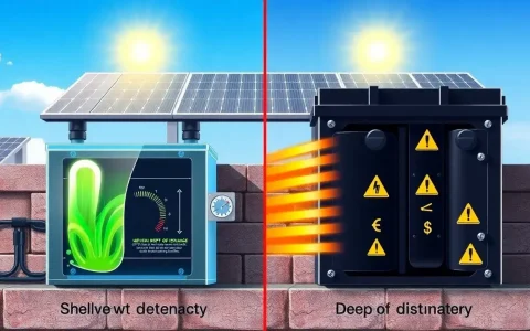 How does the depth of discharge affect the lifespan of solar batteries