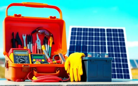 Are there specific tools needed for regular solar battery maintenance