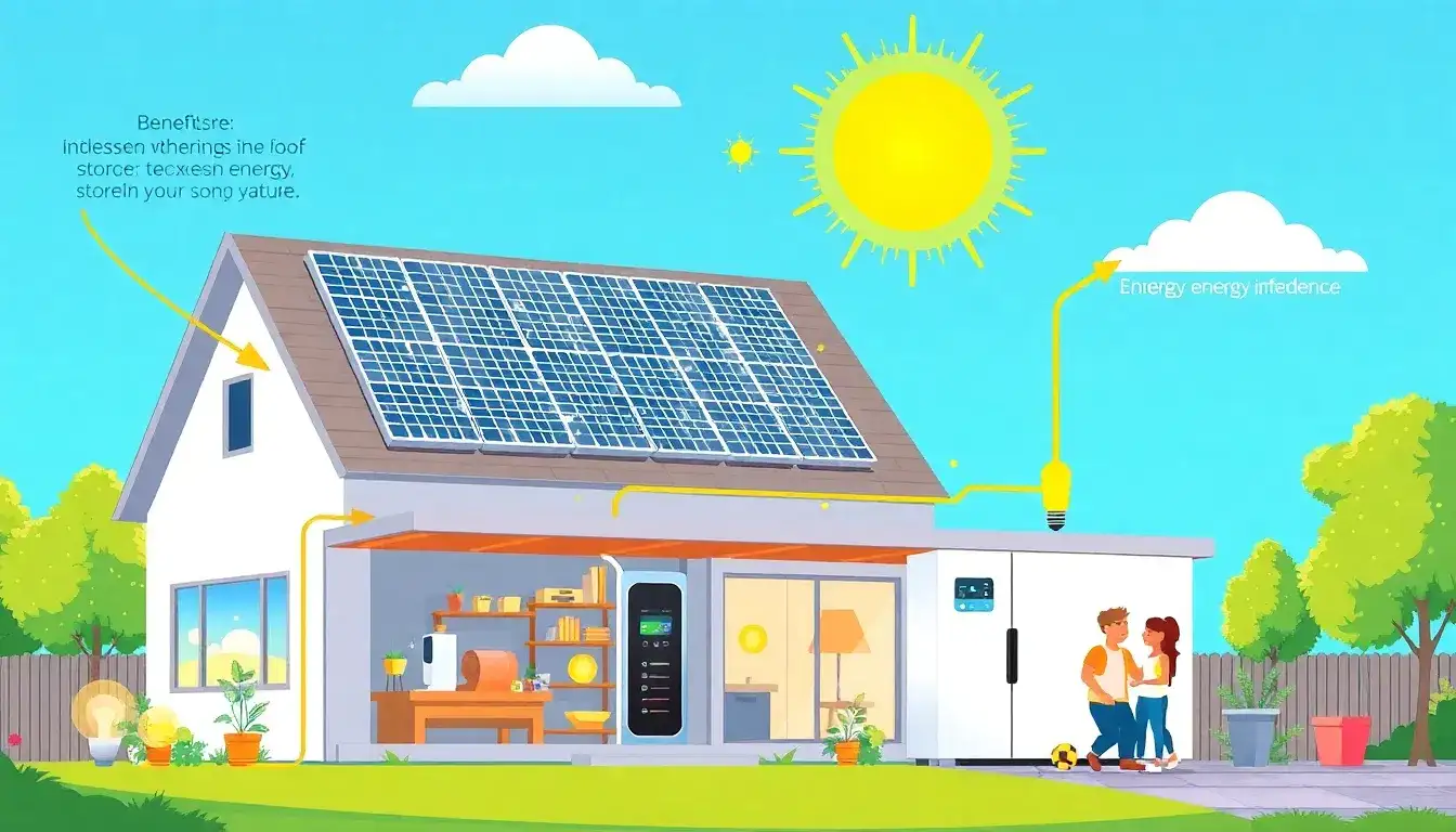 What are the benefits of adding a battery to a solar panel system