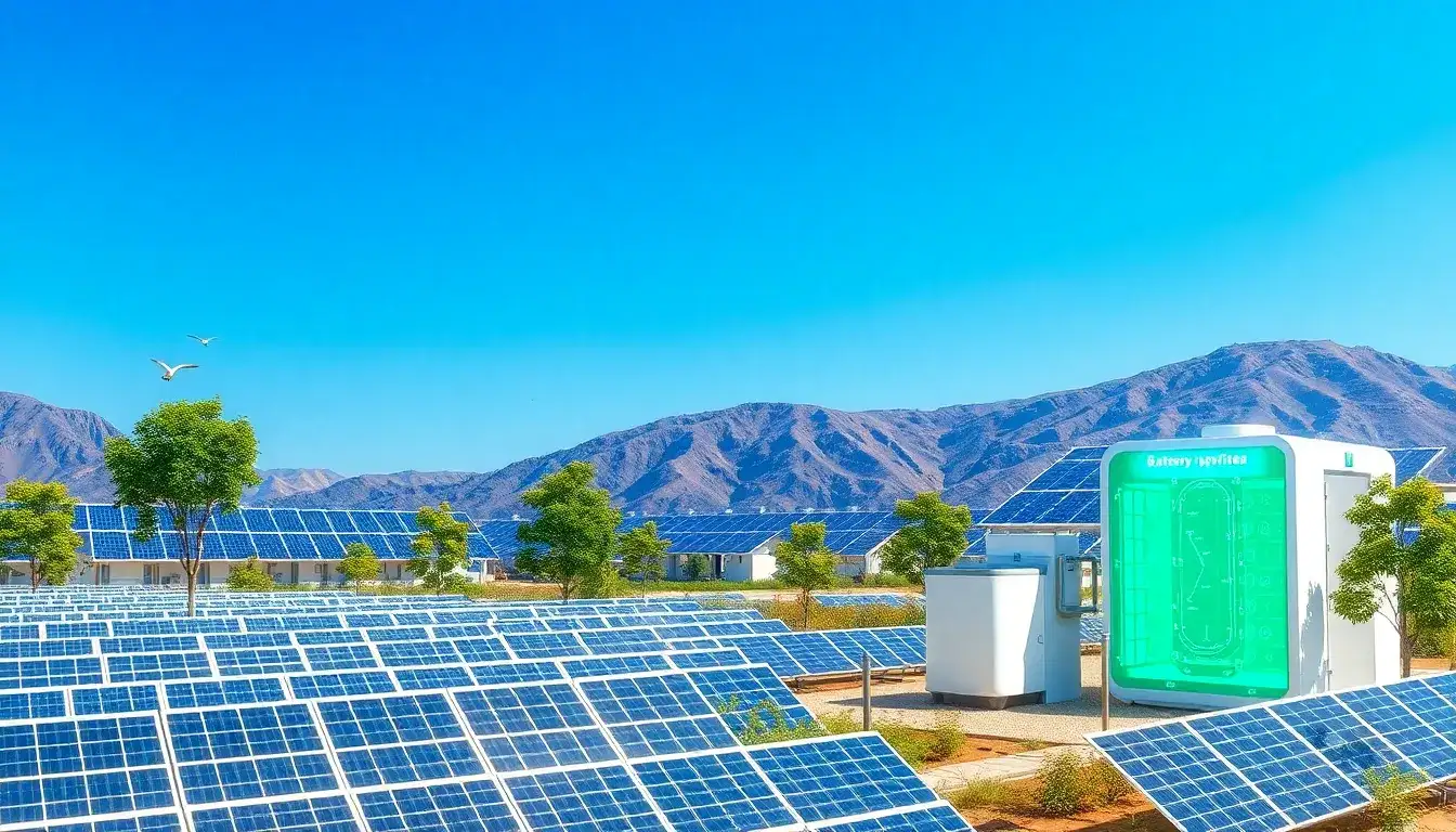 How does battery storage improve the efficiency of solar power systems