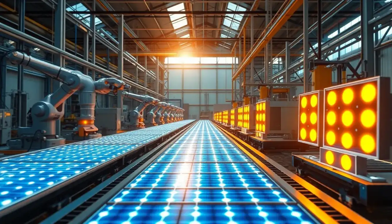 What role do manufacturing improvements play in reducing the cost of solar panels