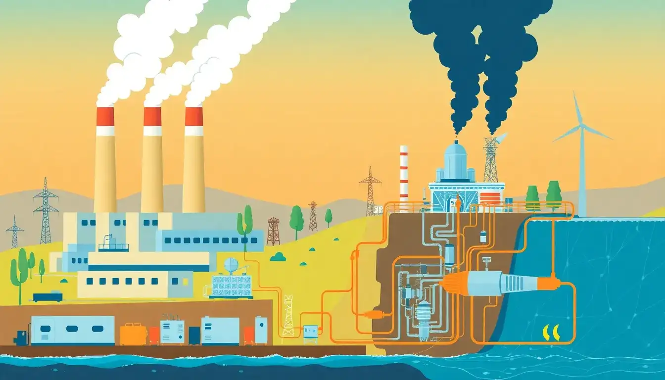 What are the main challenges in integrating energy storage with fossil fuel power plants