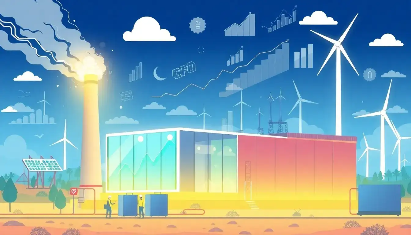 What are the potential economic benefits of using energy storage in fossil fuel power plants