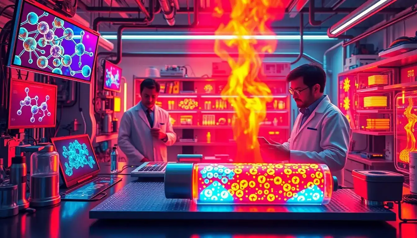 Are there any new materials being developed to enhance thermal safety in lithium-ion batteries