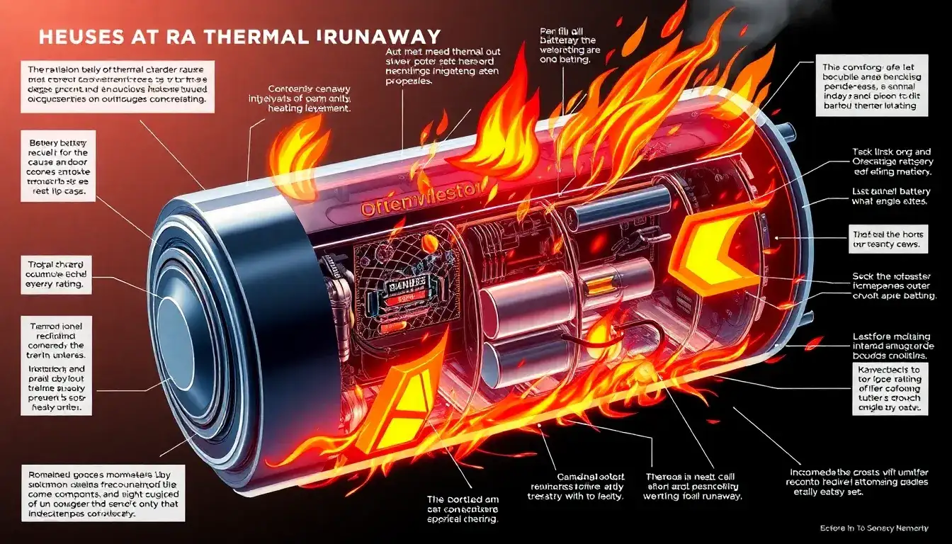 What are the most common causes of thermal runaway in lithium-ion batteries
