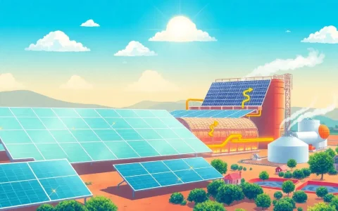 How does thermal energy storage improve the efficiency of solar power plants