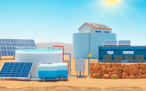 What types of thermal energy storage are most commonly used with solar systems