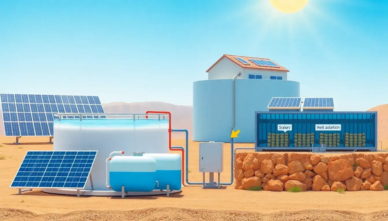 What types of thermal energy storage are most commonly used with solar systems