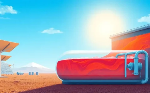 How does molten salt thermal energy storage work in CSP systems