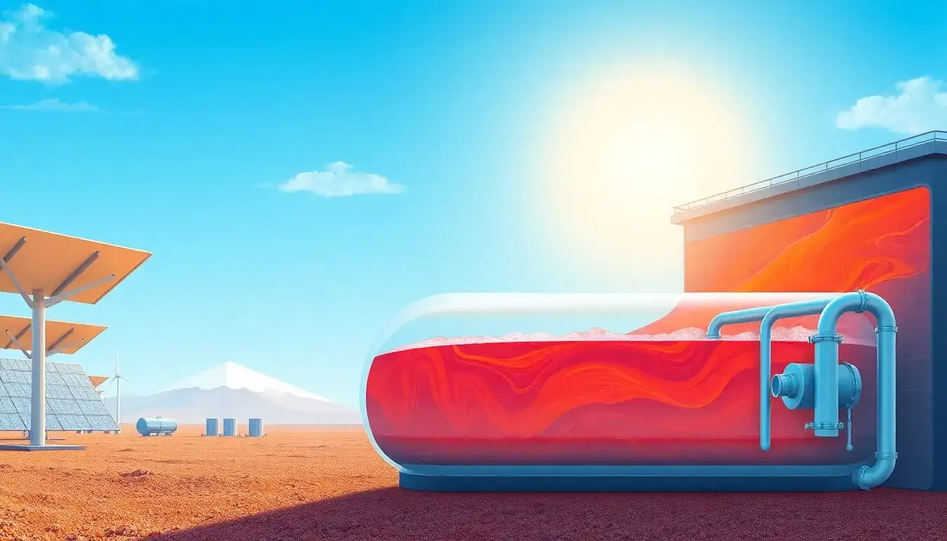 How does molten salt thermal energy storage work in CSP systems