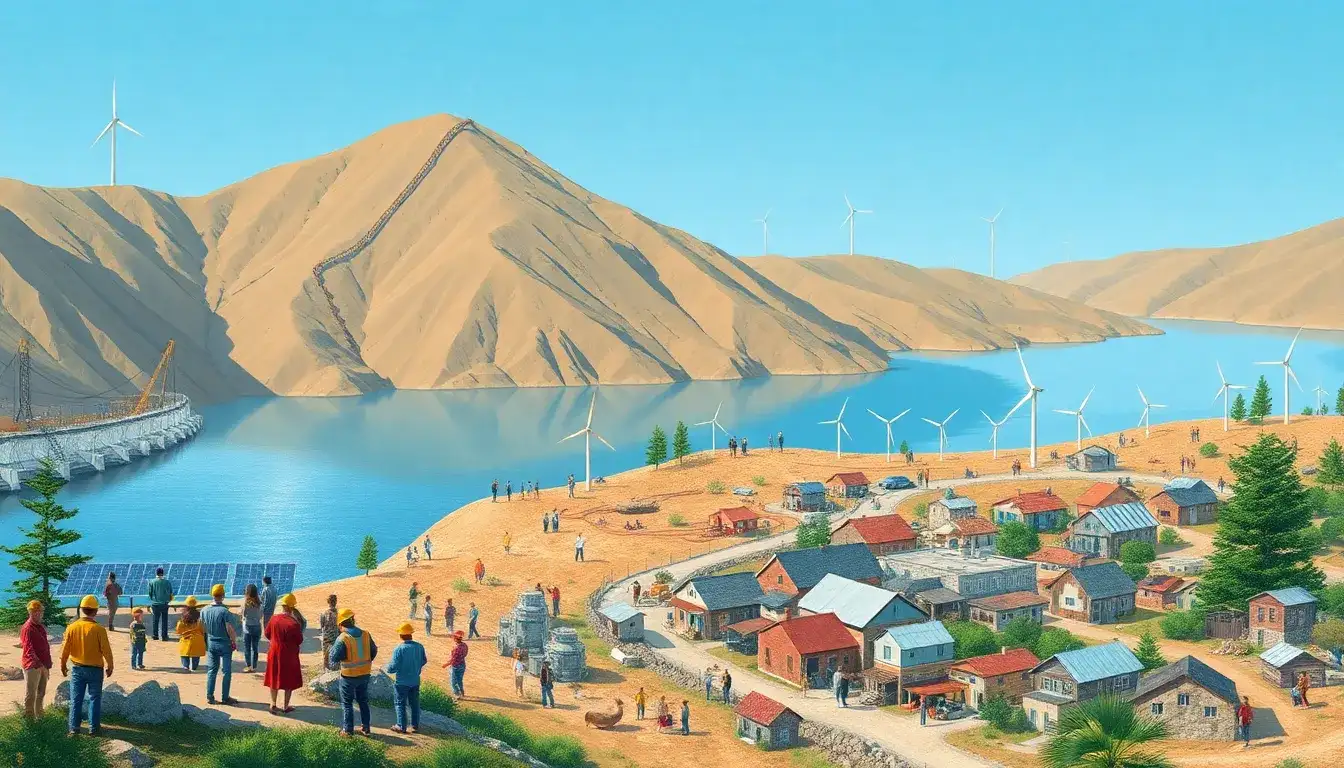 What are the social impacts of constructing pumped hydro storage facilities