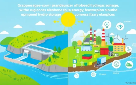 How does the greenhouse gas footprint of pumped hydro storage compare to other energy storage technologies