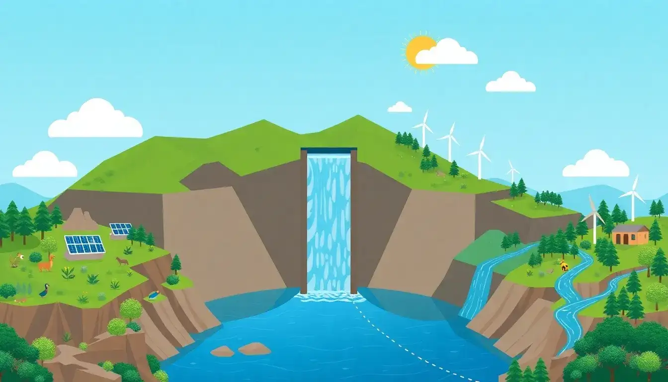 What are the environmental impacts of pumped hydro storage
