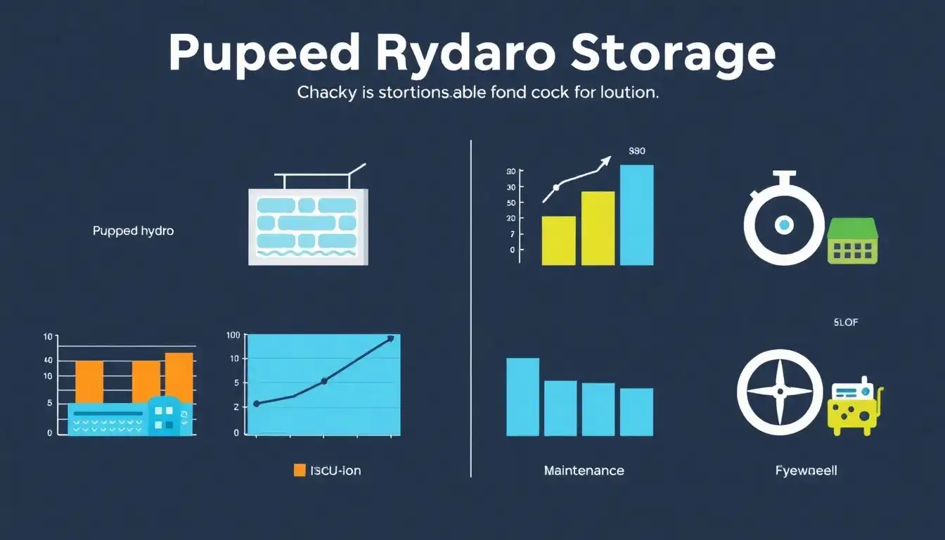 How does the cost of pumped hydro storage compare to other energy storage solutions