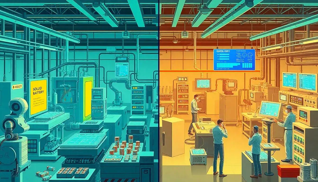 What are the main challenges in scaling up solid-state battery production