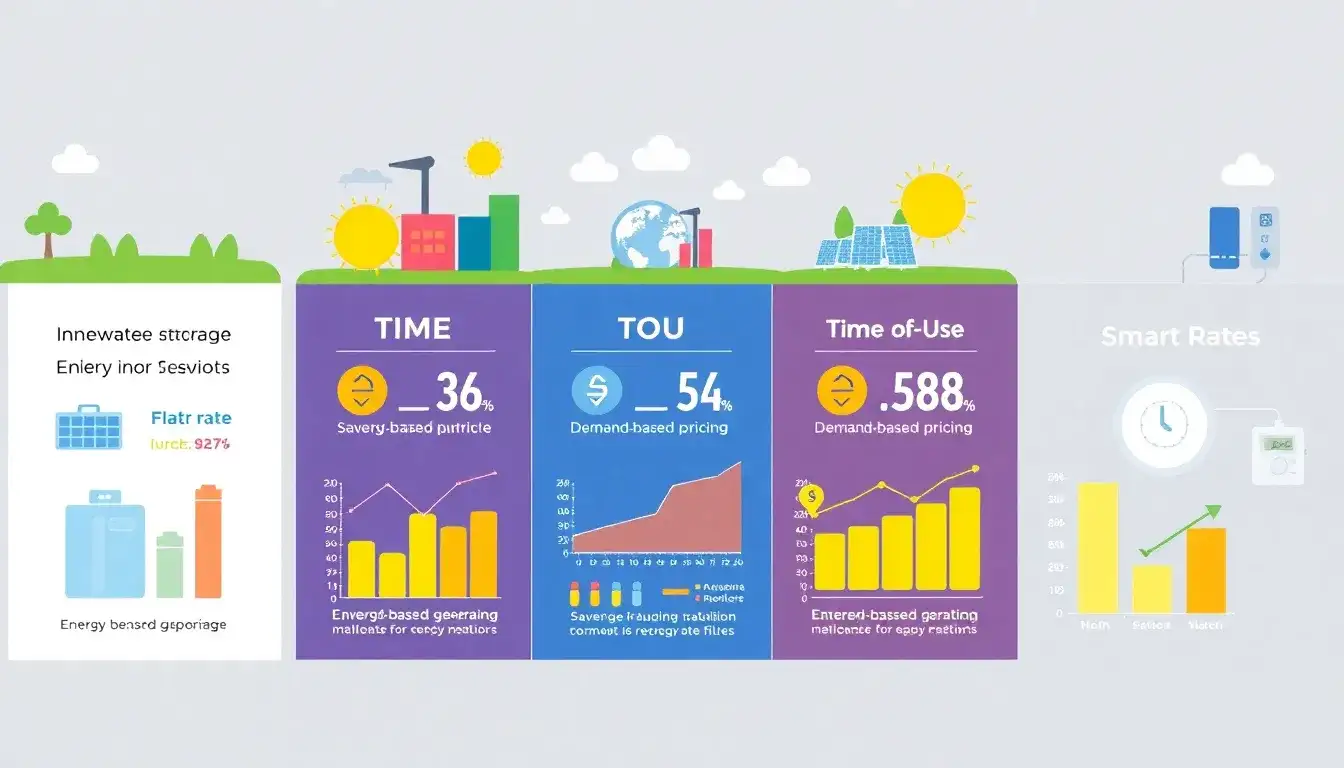 How does the type of utility rate plan impact the savings from energy storage