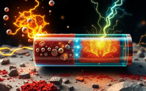 How does the "reverse rusting" process work in iron-air batteries