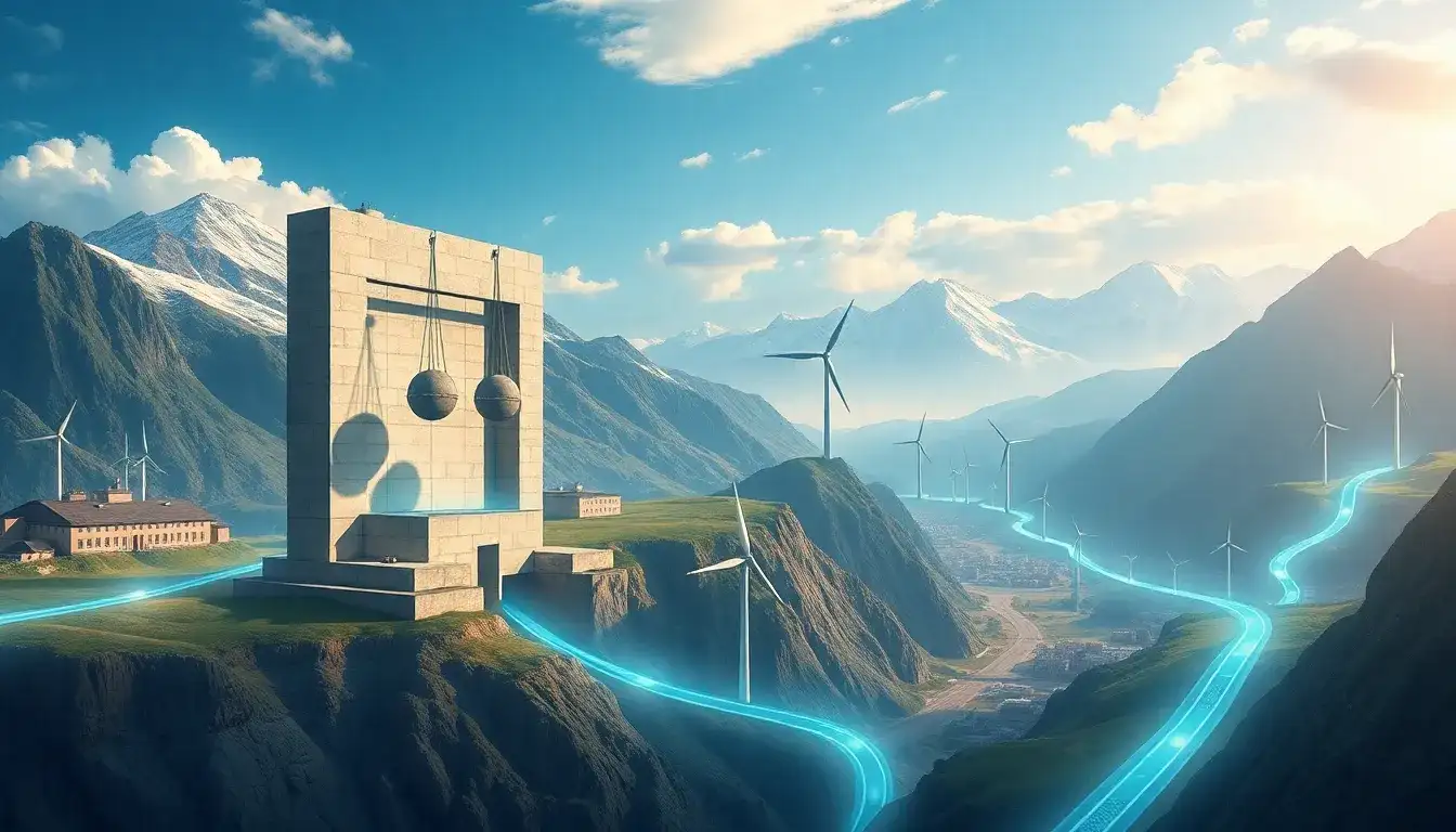 How scalable is gravity-based energy storage for global energy needs