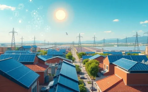How does AI integrate solar energy into the main grid