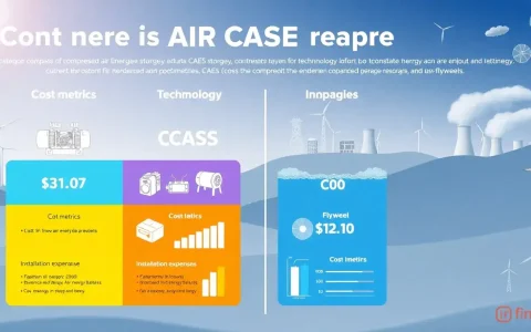 How does the cost of CAES compare to other energy storage technologies