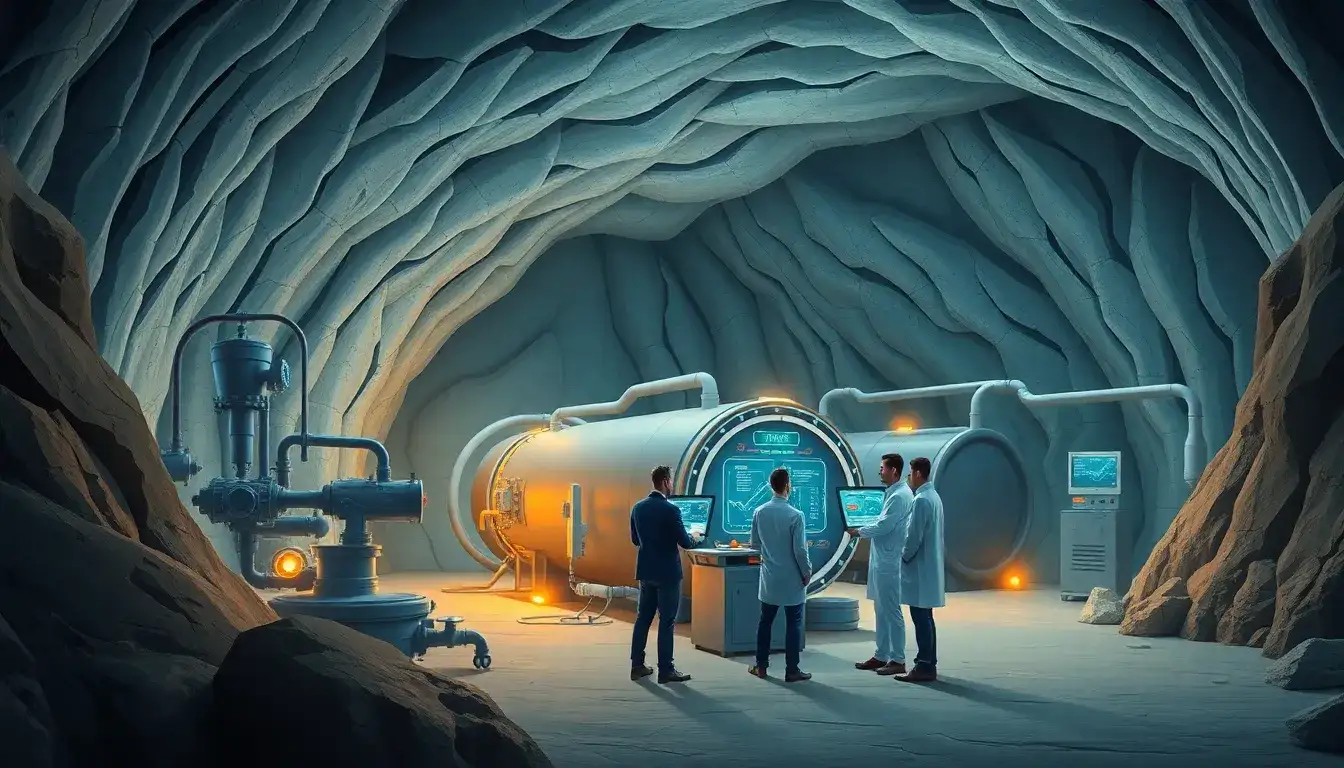 How do CAES systems handle the risk of underground reservoir failure