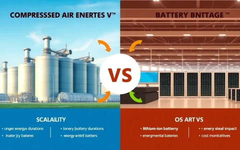 What are the main advantages of CAES over battery energy storage