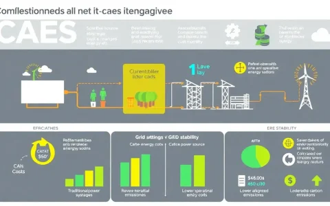 What are the economic benefits of using CAES in power grids