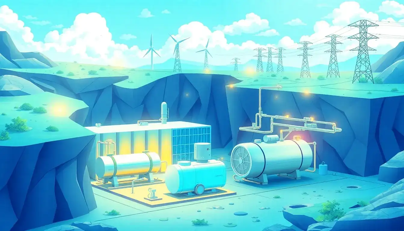 What advancements are being made to improve the efficiency of CAES